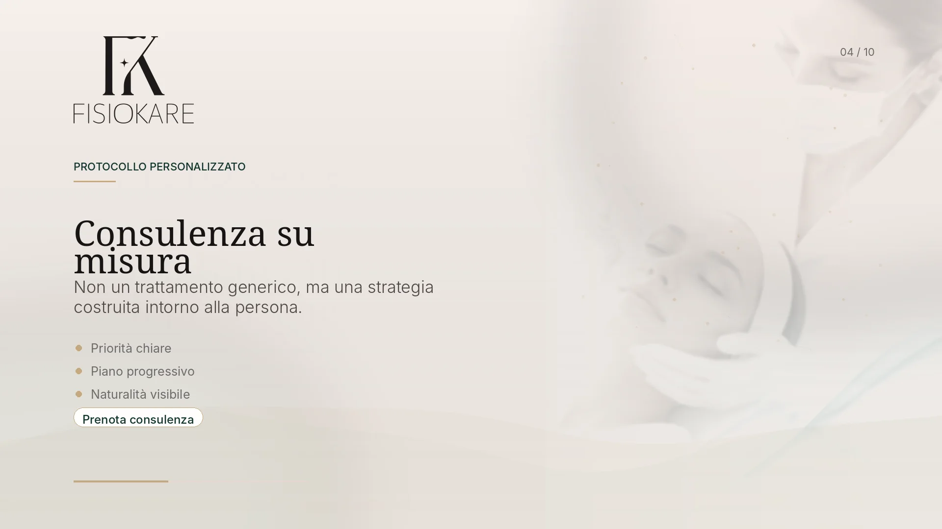 Consulenza su misura per protocolli estetici personalizzati