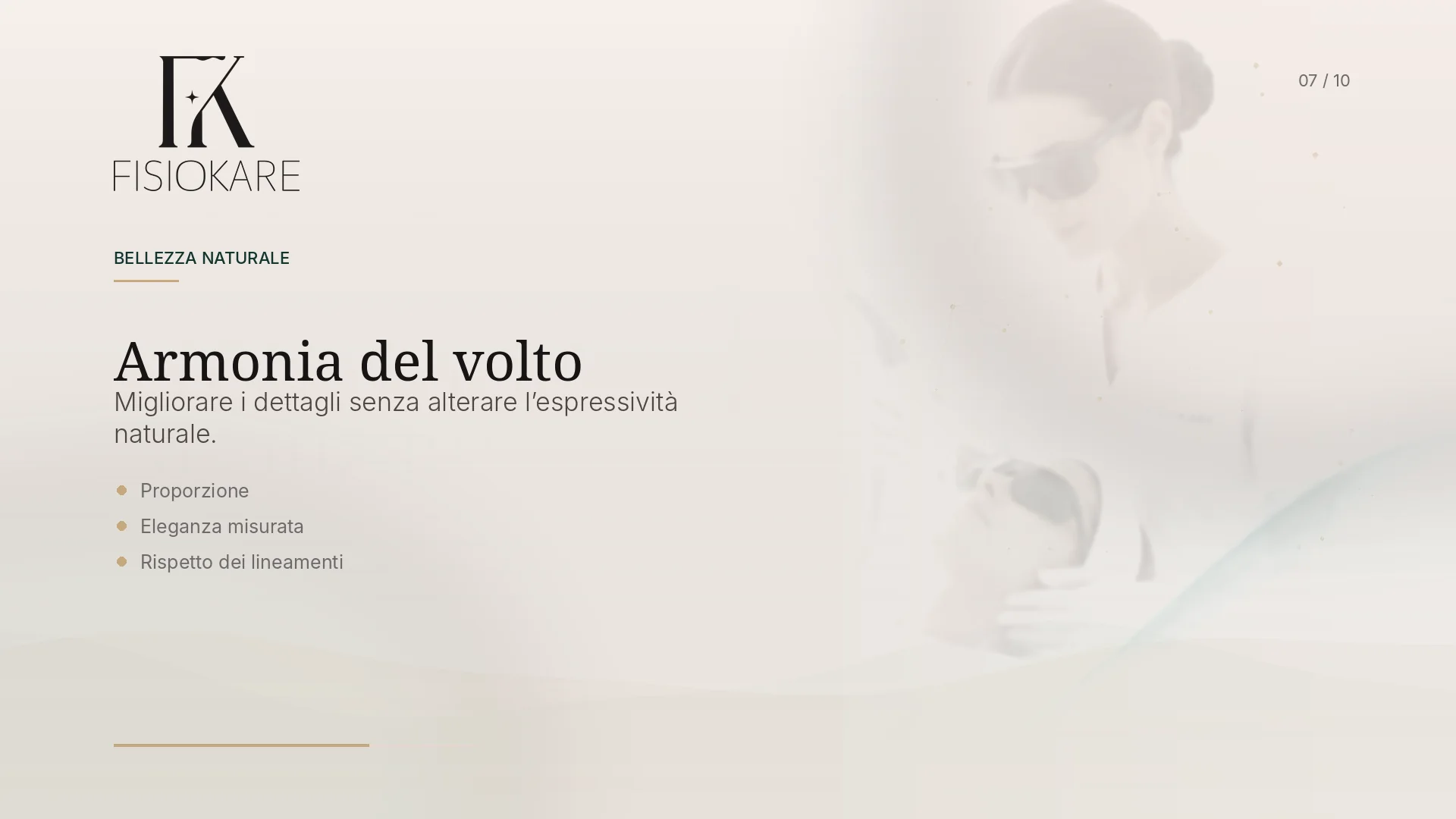 Armonia del volto e valorizzazione naturale dei lineamenti